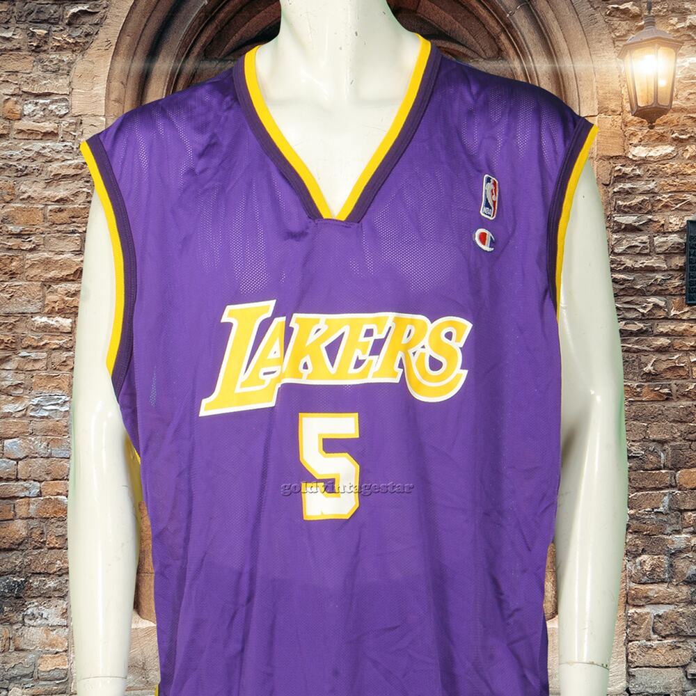Vintage Robert Horry LA Lakers Champion Jersey 52